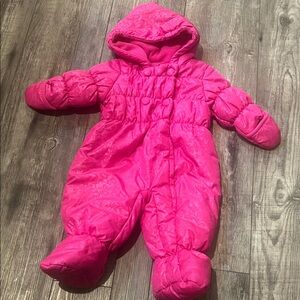 Rothschild Pink Puffer snowsuit for Kids